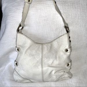 SOLD JCrew Collection White Leather Shoulder Bag
